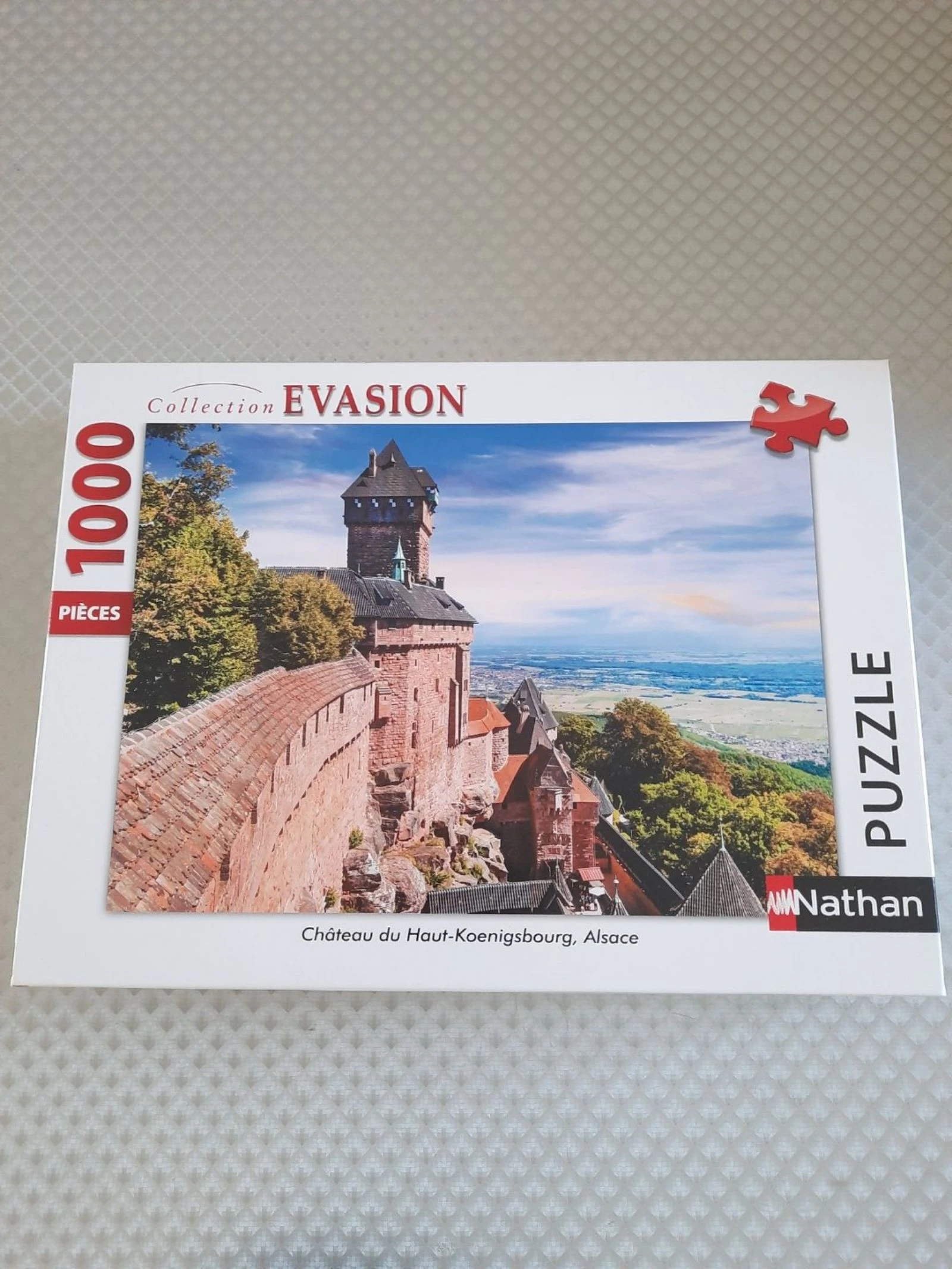Puzzle Nathan Évasion 1000 pièces – Château du Haut-Kœnigsbourg, Alsace